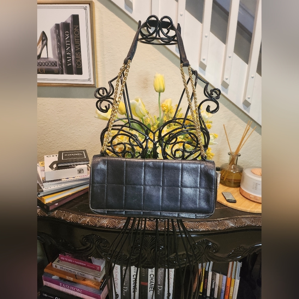 Escada leather shoulder bag